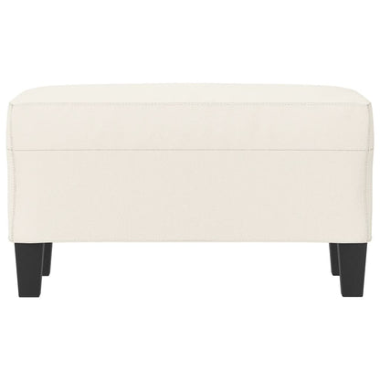 Bankje Kunstleer Kleurig 70 x 35 x 41 cm crème