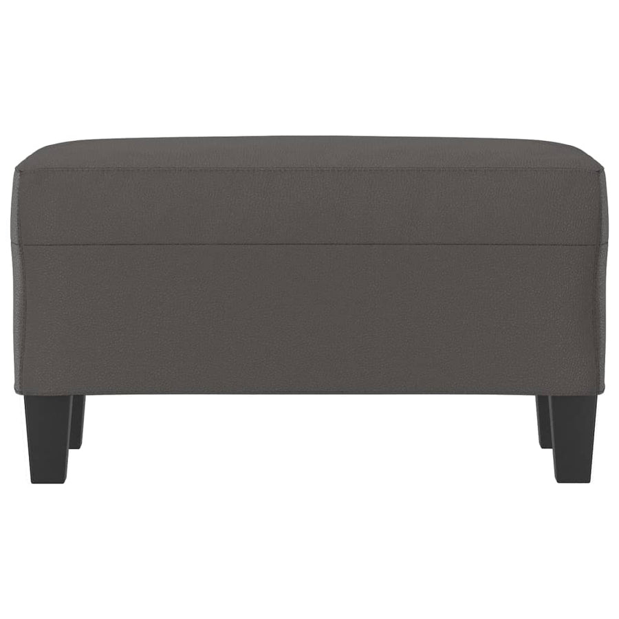 Bankje 70X35X41 Cm Kunstleer Grijs