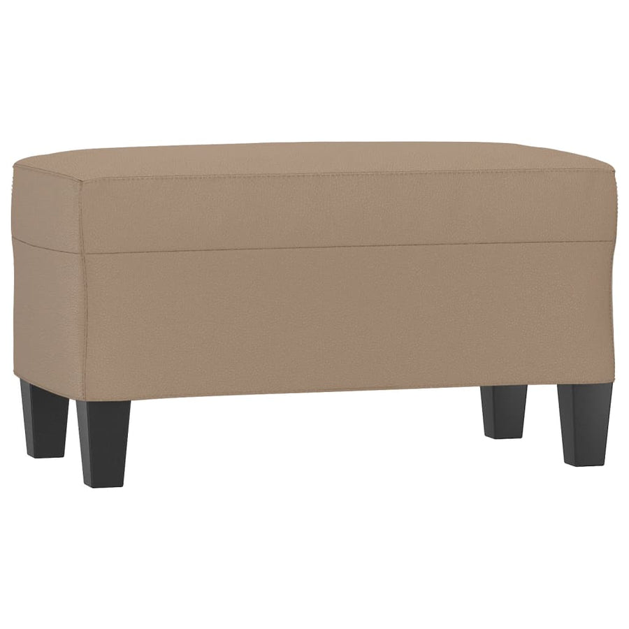 Bankje 70X35X41 Cm Kunstleer Cappuccinokleurig