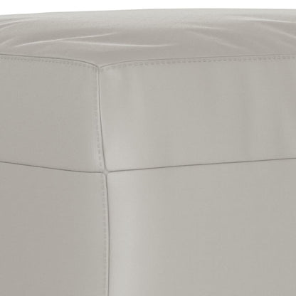 Bankje 70X35X41 Cm Microvezelstof Lichtgrijs