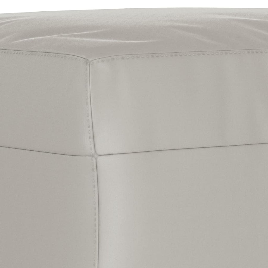 Bankje 70X35X41 Cm Microvezelstof Lichtgrijs