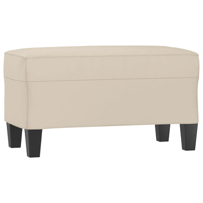 Bankje 70X35X41 Cm Microvezelstof Crème