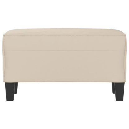 Bankje 70X35X41 Cm Microvezelstof Crème