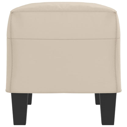 Bankje 70X35X41 Cm Microvezelstof Crème