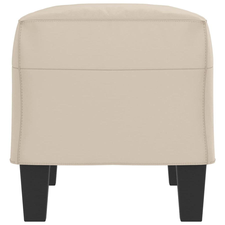 Bankje 70X35X41 Cm Microvezelstof Crème