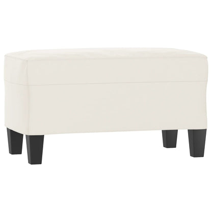 Bankje Microvezelstof 70 x 35 x 41 cm Beige