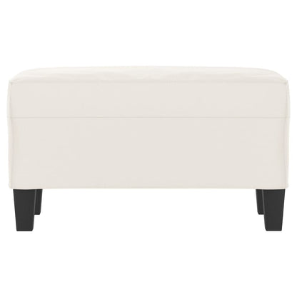 Bankje Microvezelstof 70 x 35 x 41 cm Beige