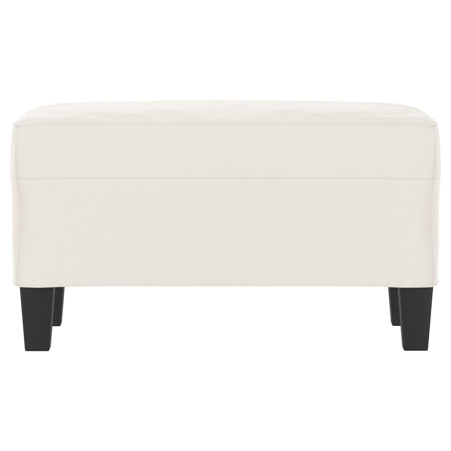Bankje Microvezelstof 70 x 35 x 41 cm Beige