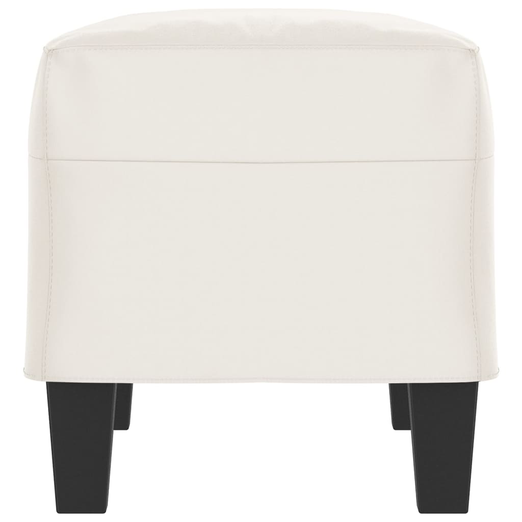 Bankje Microvezelstof 70 x 35 x 41 cm Beige