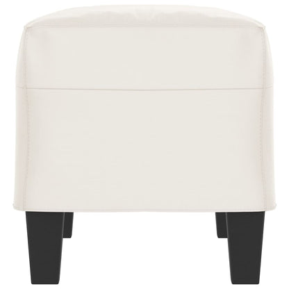 Bankje Microvezelstof 70 x 35 x 41 cm Beige