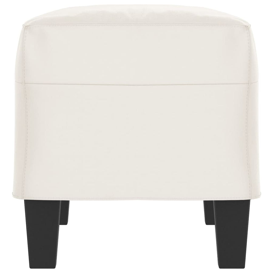 Bankje Microvezelstof 70 x 35 x 41 cm Beige