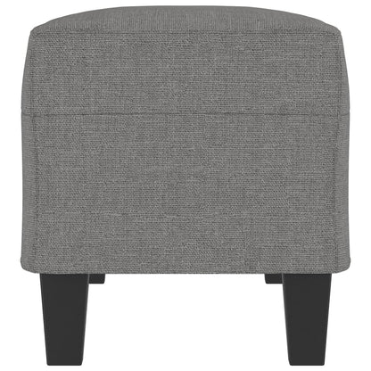 Bankje 100x35x41 cm stof donkergrijs
