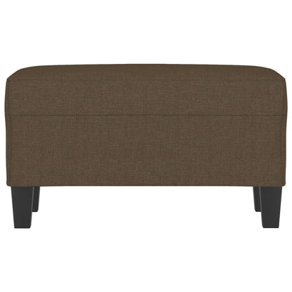 Bankje 100x35x41 cm stof bruin