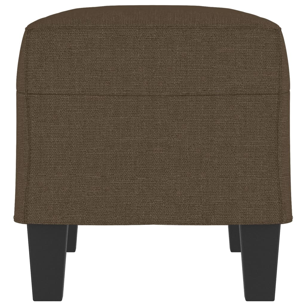 Bankje 100x35x41 cm stof bruin