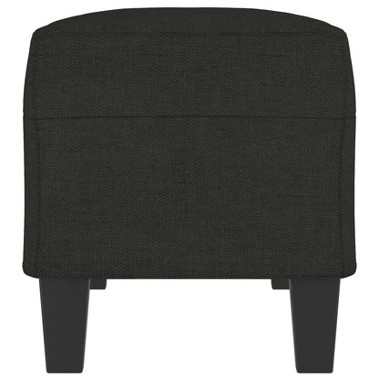 Bankje 100x35x41 cm stof zwart