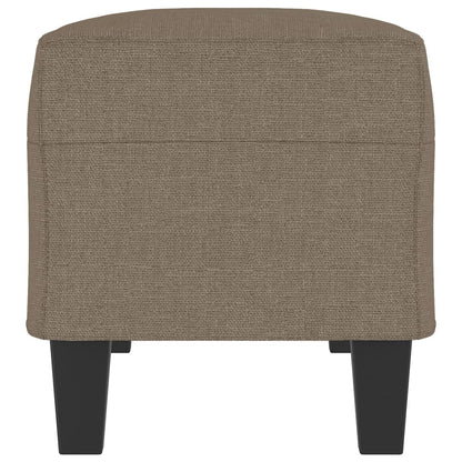Bankje 100x35x41 cm stof taupe