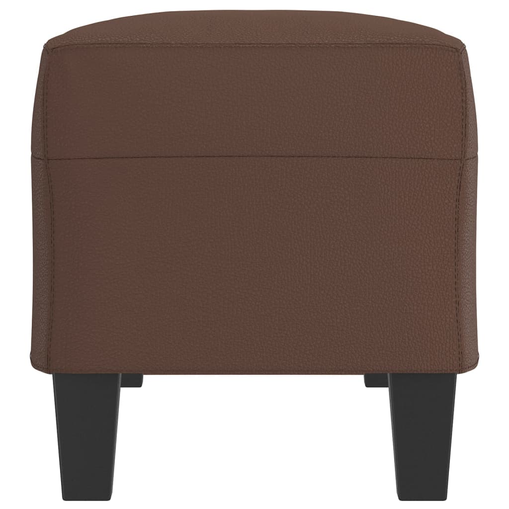 Bankje 100X35X41 Cm Kunstleer Bruin