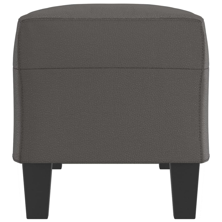 Bankje 100X35X41 Cm Kunstleer Grijs