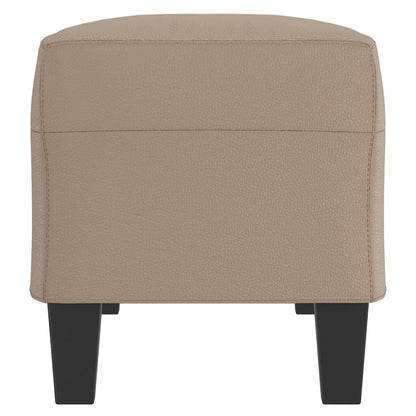 Bankje Kunstleer Kleurig 100 x 35 x 41 cm Cappuccino
