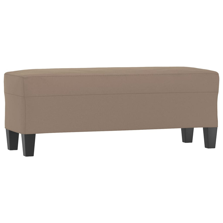 Bankje Microvezelstof 100 x 35 x 41 cm Taupe