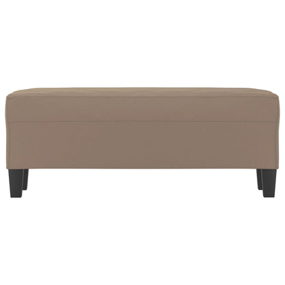 Bankje Microvezelstof 100 x 35 x 41 cm Taupe