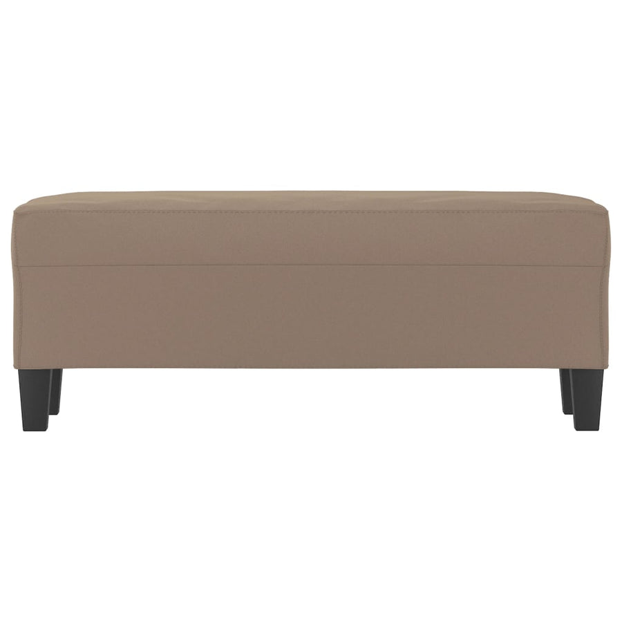 Bankje Microvezelstof 100 x 35 x 41 cm Taupe