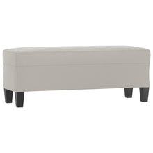 Bankje 100X35X41 Cm Microvezelstof Stof Lichtgrijs