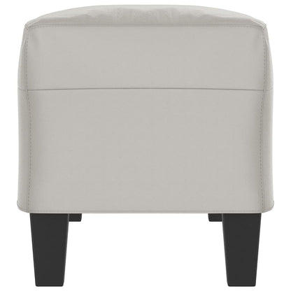 Bankje 100X35X41 Cm Microvezelstof Stof Lichtgrijs