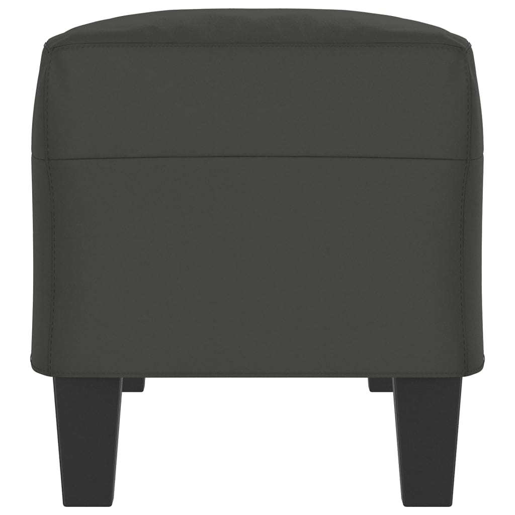 Bankje Microvezelstof 100 x 35 x 41 cm Donkergrijs