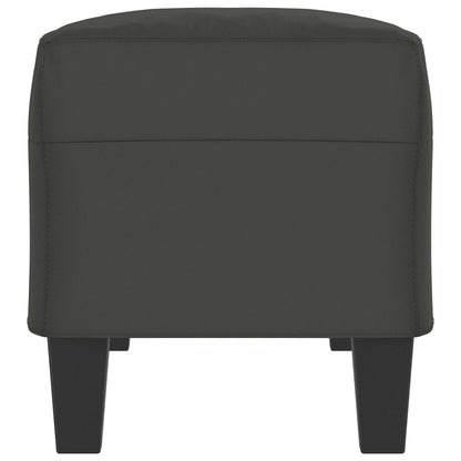 Bankje Microvezelstof 100 x 35 x 41 cm Donkergrijs