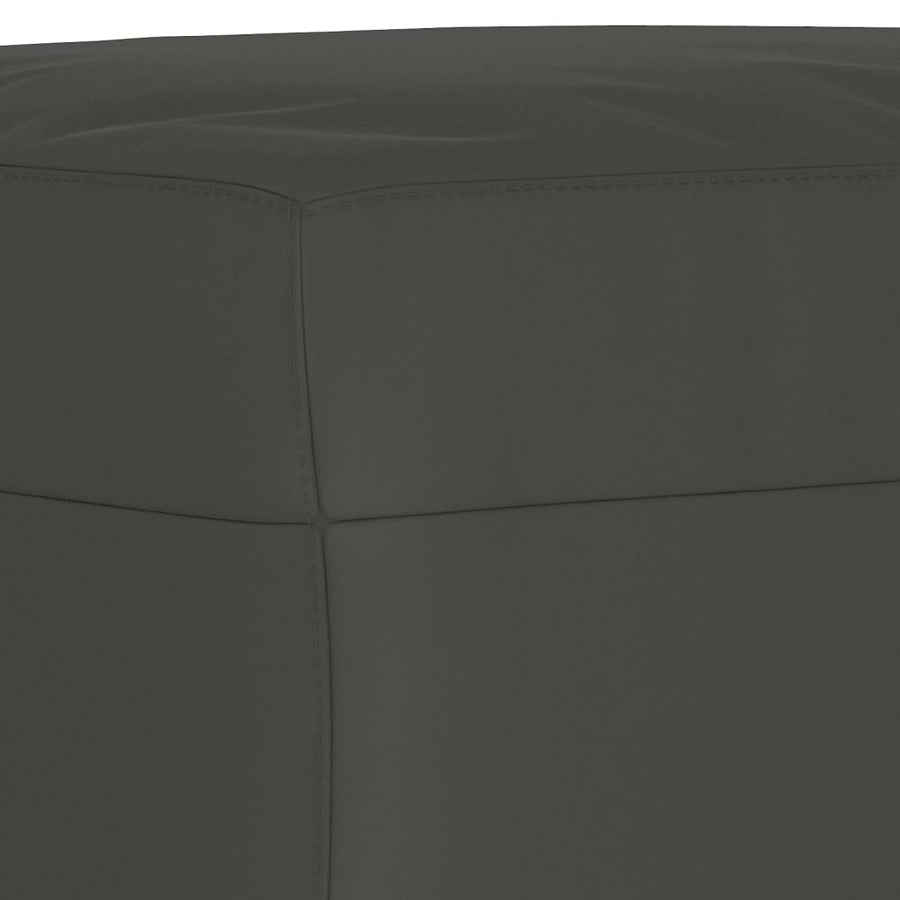 Bankje Microvezelstof 100 x 35 x 41 cm Donkergrijs
