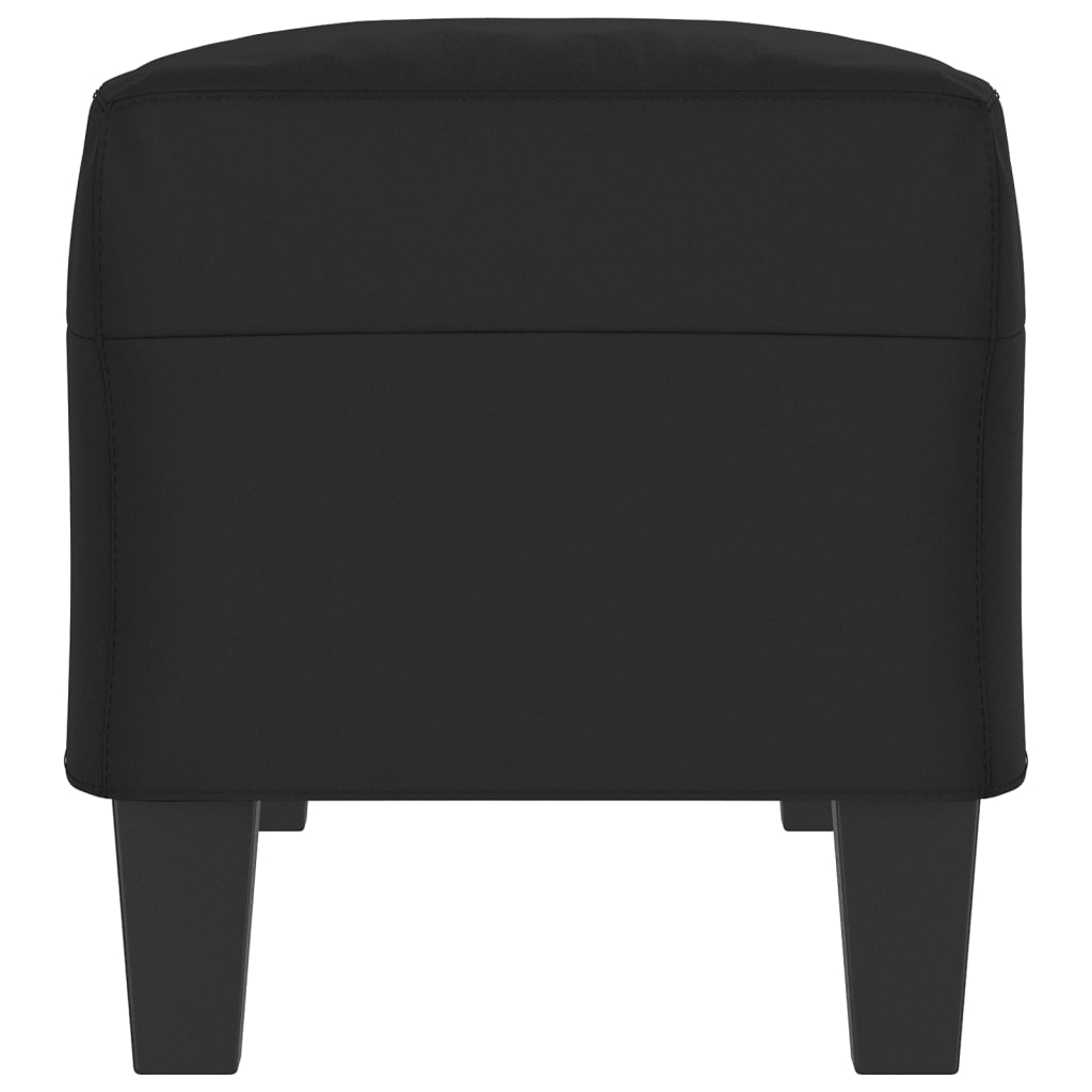 Bankje 100X35X41 Cm Microvezelstof Zwart 100 x 35 x 41 cm
