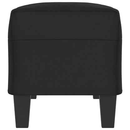 Bankje 100X35X41 Cm Microvezelstof Zwart 100 x 35 x 41 cm