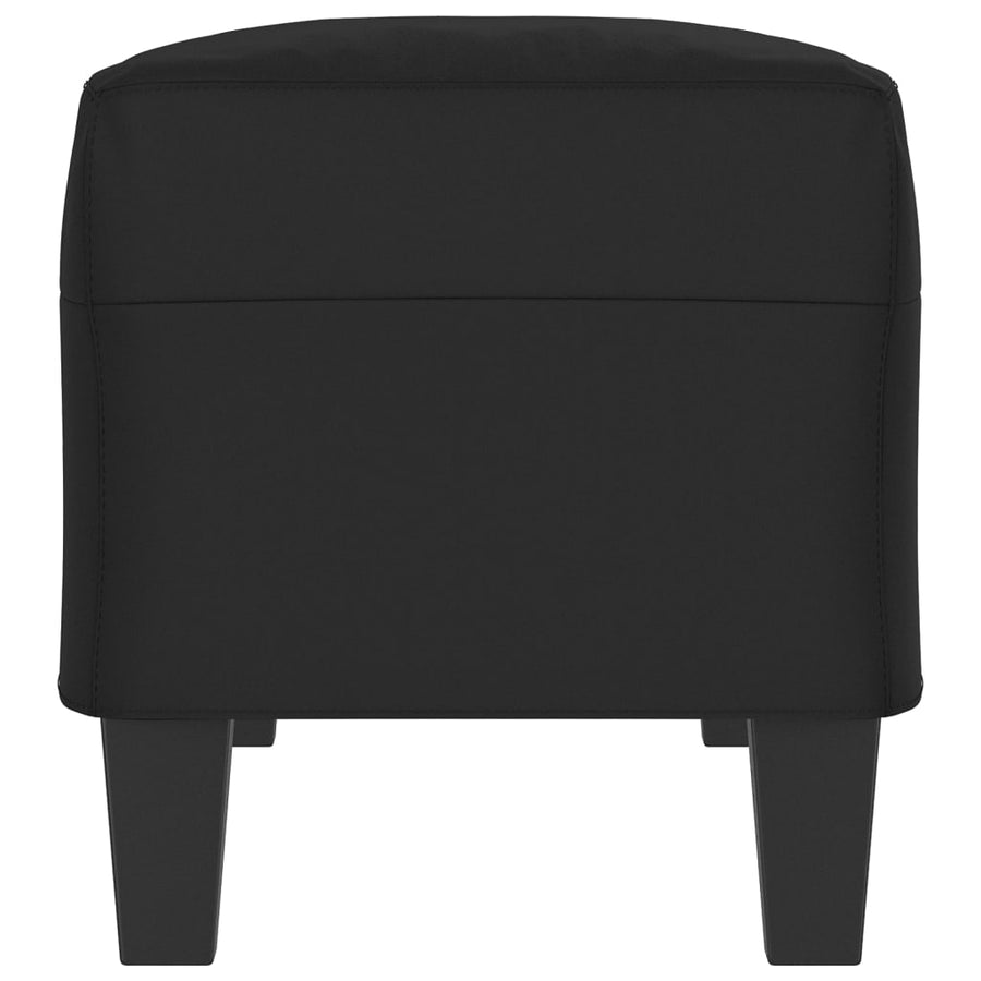 Bankje 100X35X41 Cm Microvezelstof Zwart 100 x 35 x 41 cm