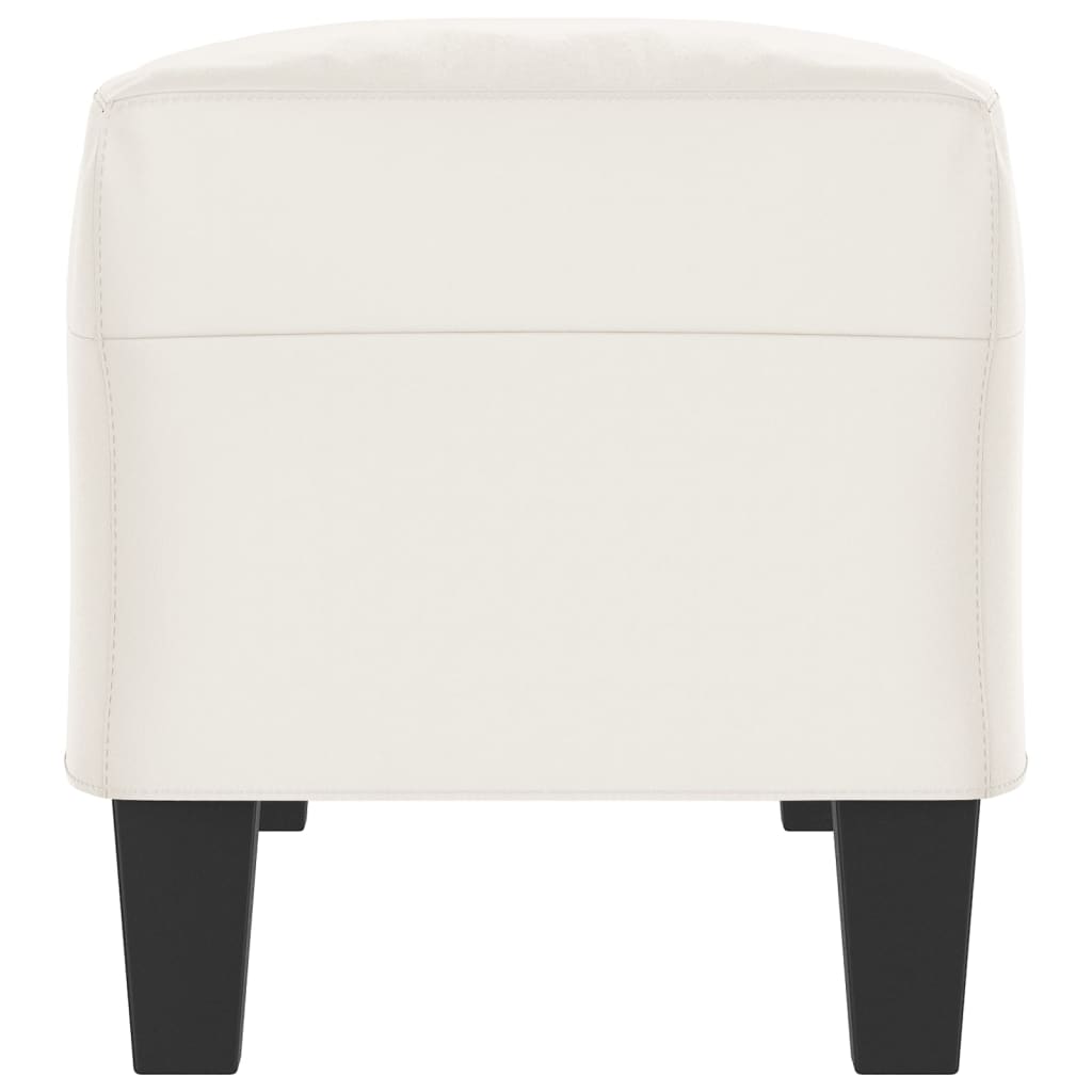Bankje Microvezelstof 100 x 35 x 41 cm Beige
