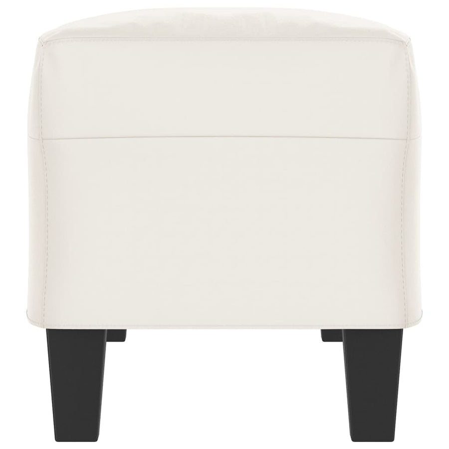 Bankje Microvezelstof 100 x 35 x 41 cm Beige
