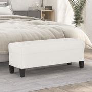 Bankje 100x35x41 cm microvezel beige