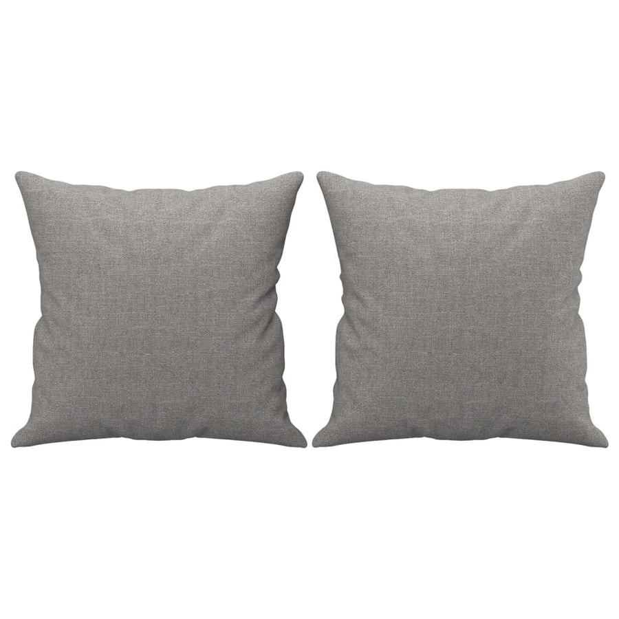 Sierkussens 2 St 40X40 Cm Stof Lichtgrijs