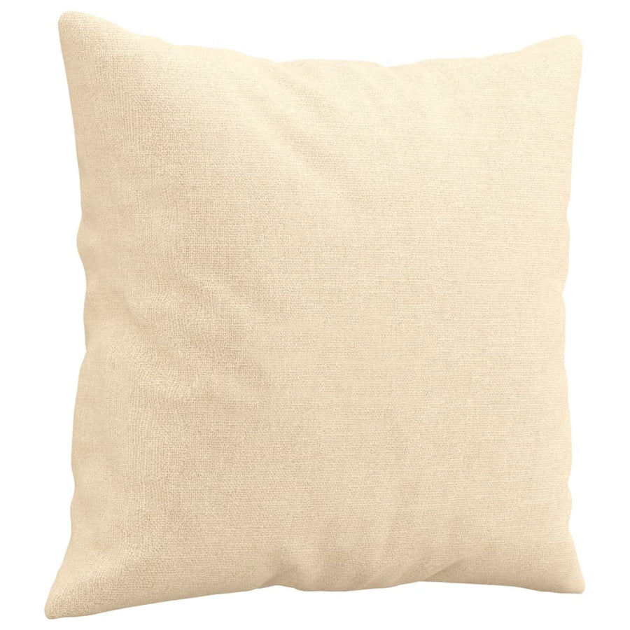 Sierkussens 2 St 40X40 Cm Stof Crèmekleurig