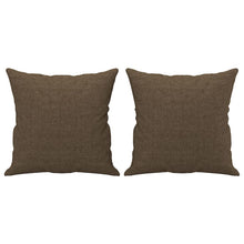 Sierkussens 2 St 40X40 Cm Stof Bruin