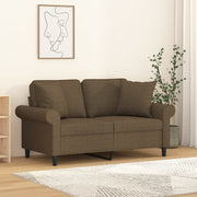 Sierkussens 2 st 40x40 cm bruin polyester