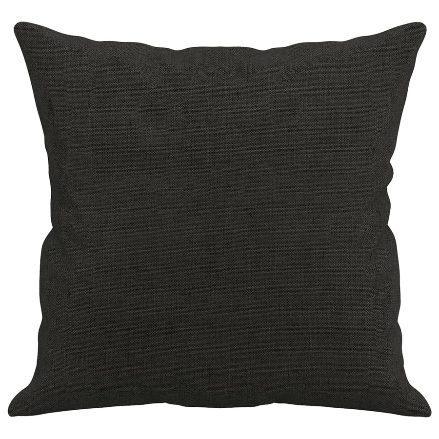 Sierkussens 2 St 40X40 Cm Stof Zwart