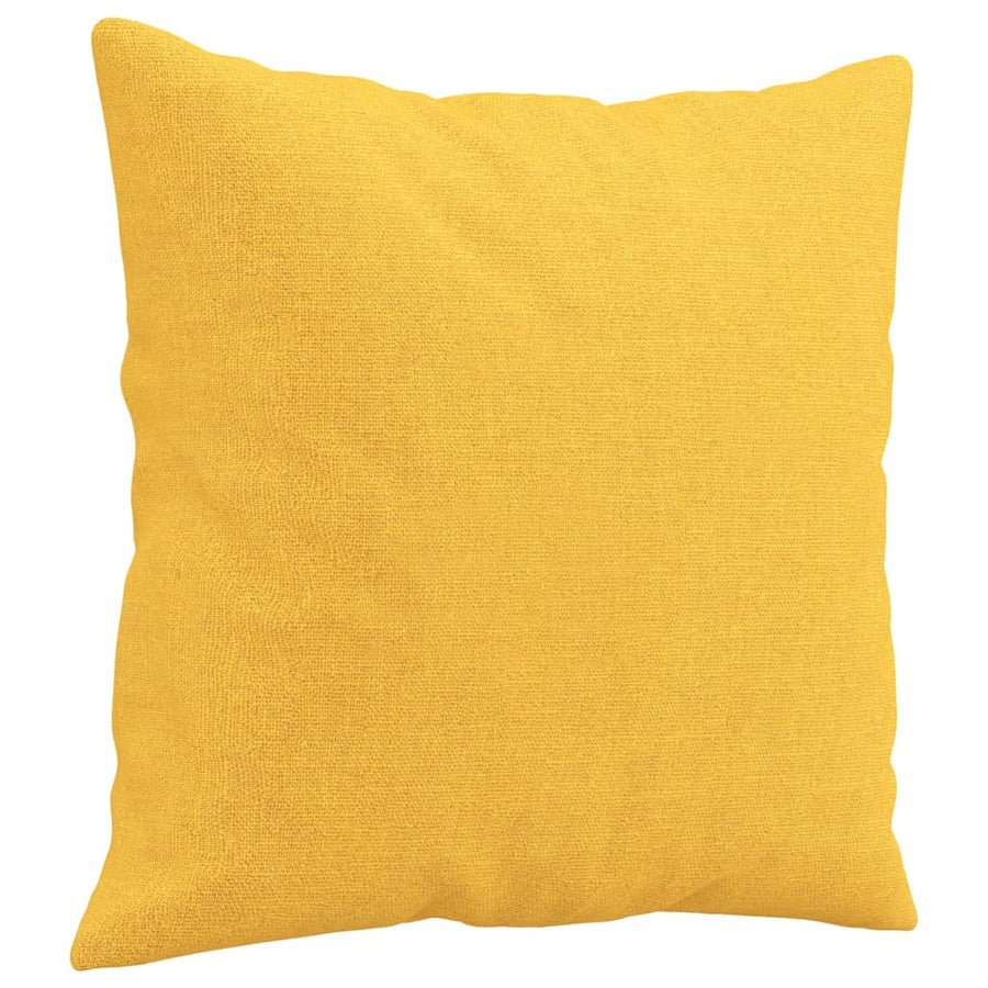 Sierkussens 2 St 40X40 Cm Stof Lichtgeel