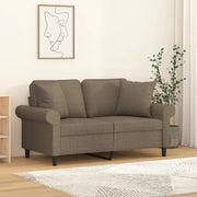 Sierkussens 2 st 40x40 cm polyester taupe