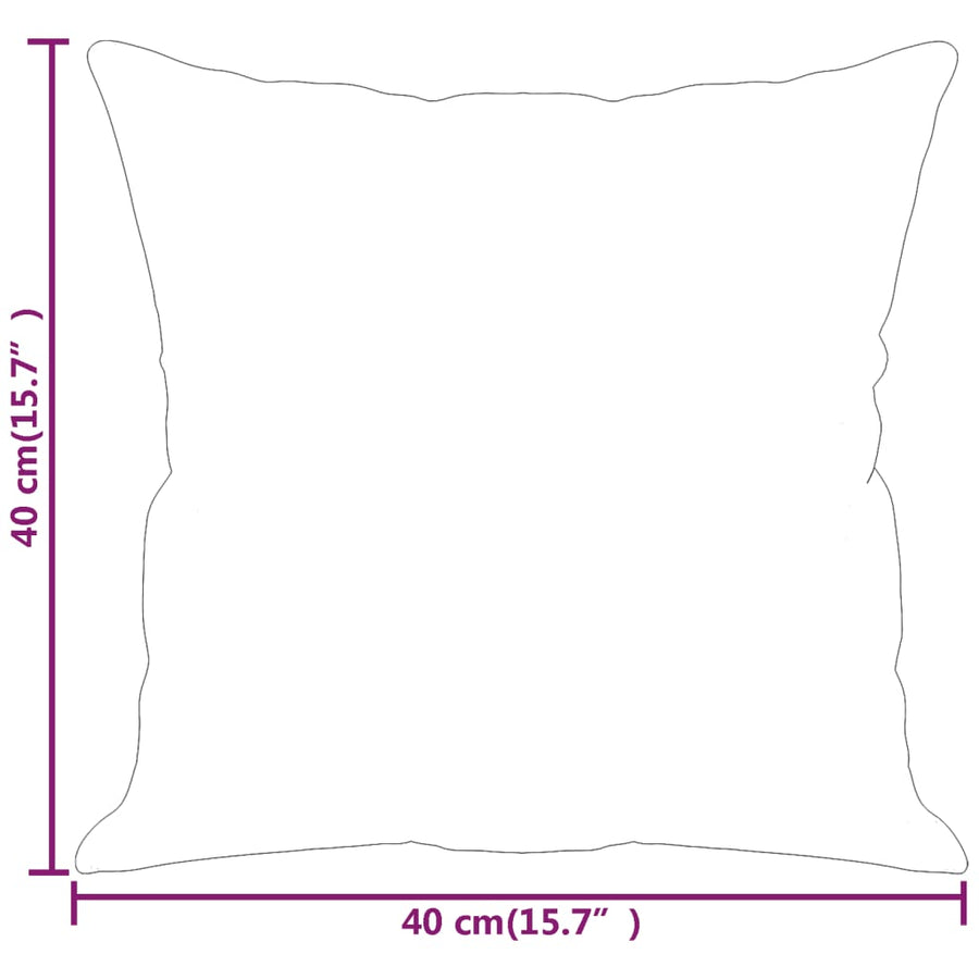 Sierkussens 2 St 40X40 Cm Fluweel Lichtgrijs
