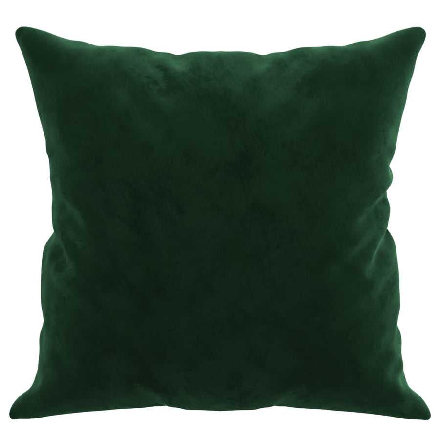 Sierkussens 2 St 40X40 Cm Fluweel Donkergroen