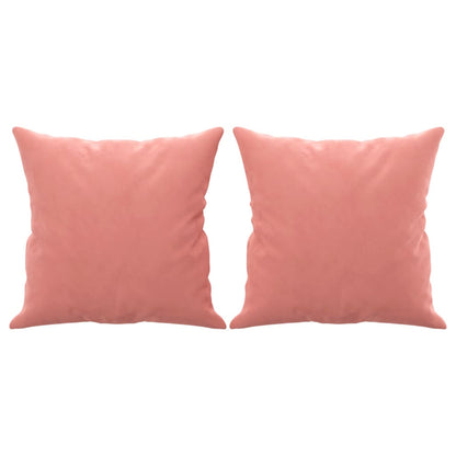 Sierkussens 2 St 40X40 Cm Fluweel Roze