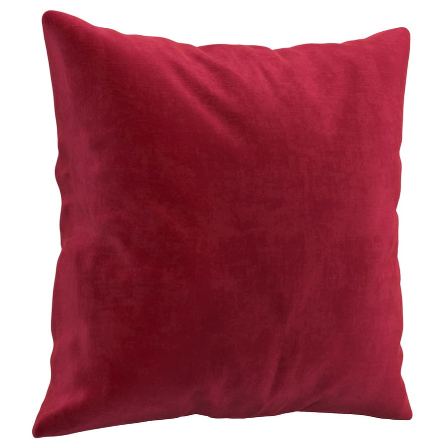Sierkussens 2 St 40X40 Cm Fluweel Wijnrood