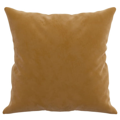 Sierkussens 2 st 40x40 cm fluweel bruin