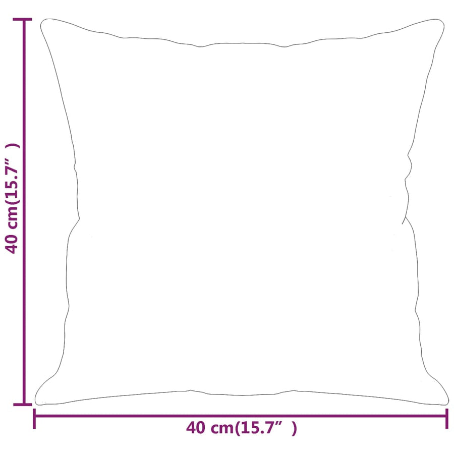 Sierkussens 2 St 40X40 Cm Fluweel Blauw